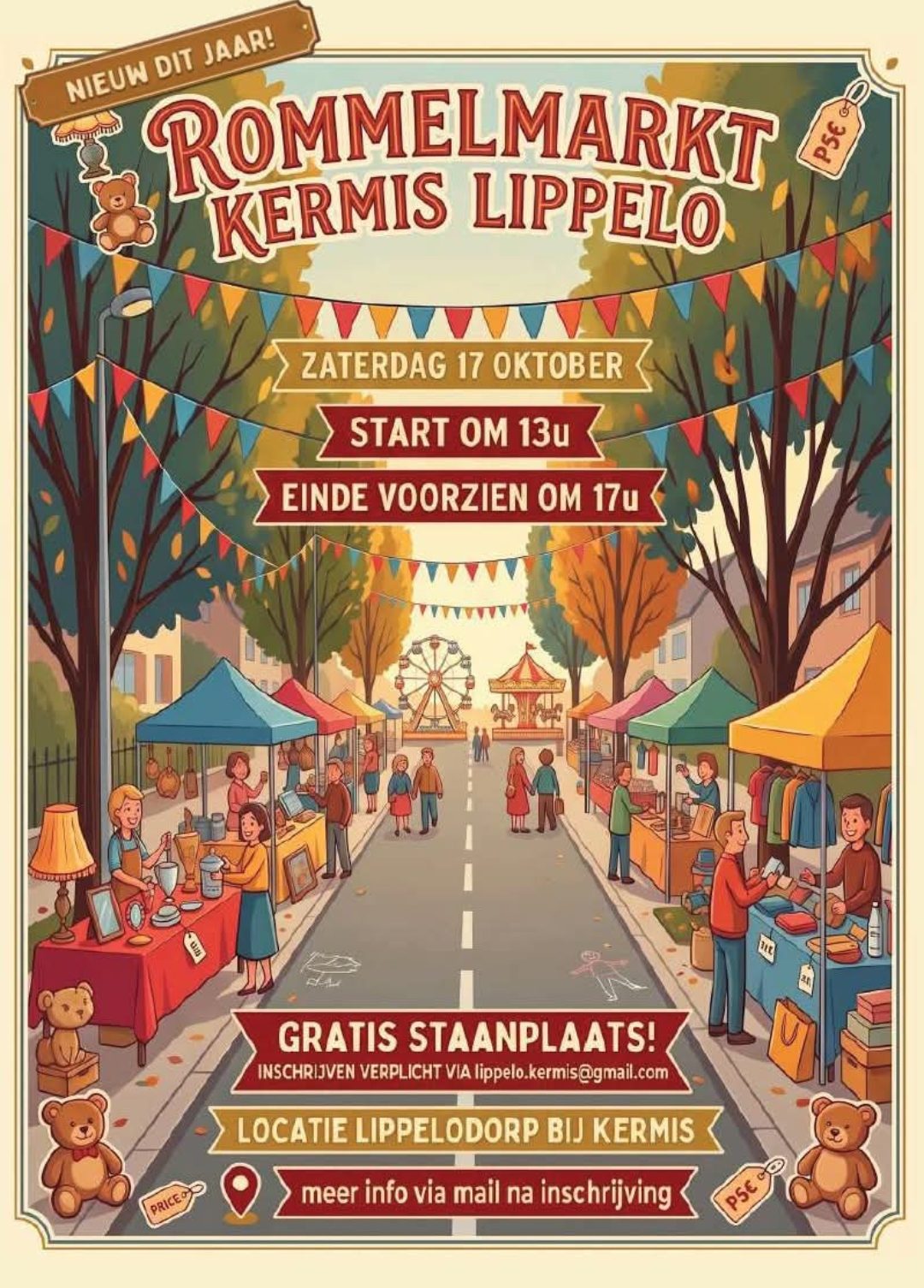 Rommelmarkt Kermis Lippelo