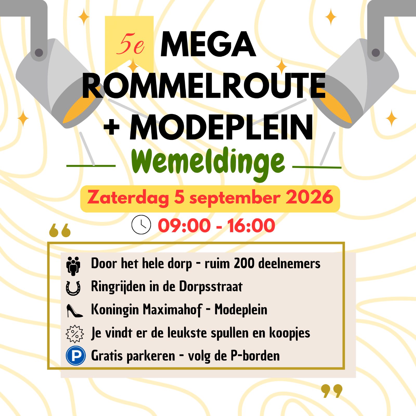 Mega Rommelroute Wemeldinge NL + Modeplein