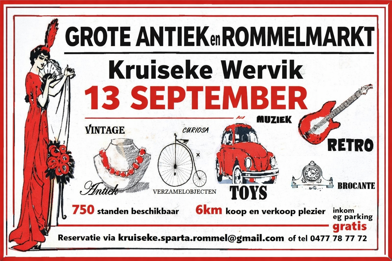 Grote antiek en rommelmarkt 750 standen