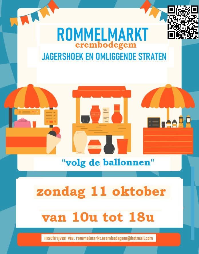 rommelmarkt jagershoek en omliggende straten