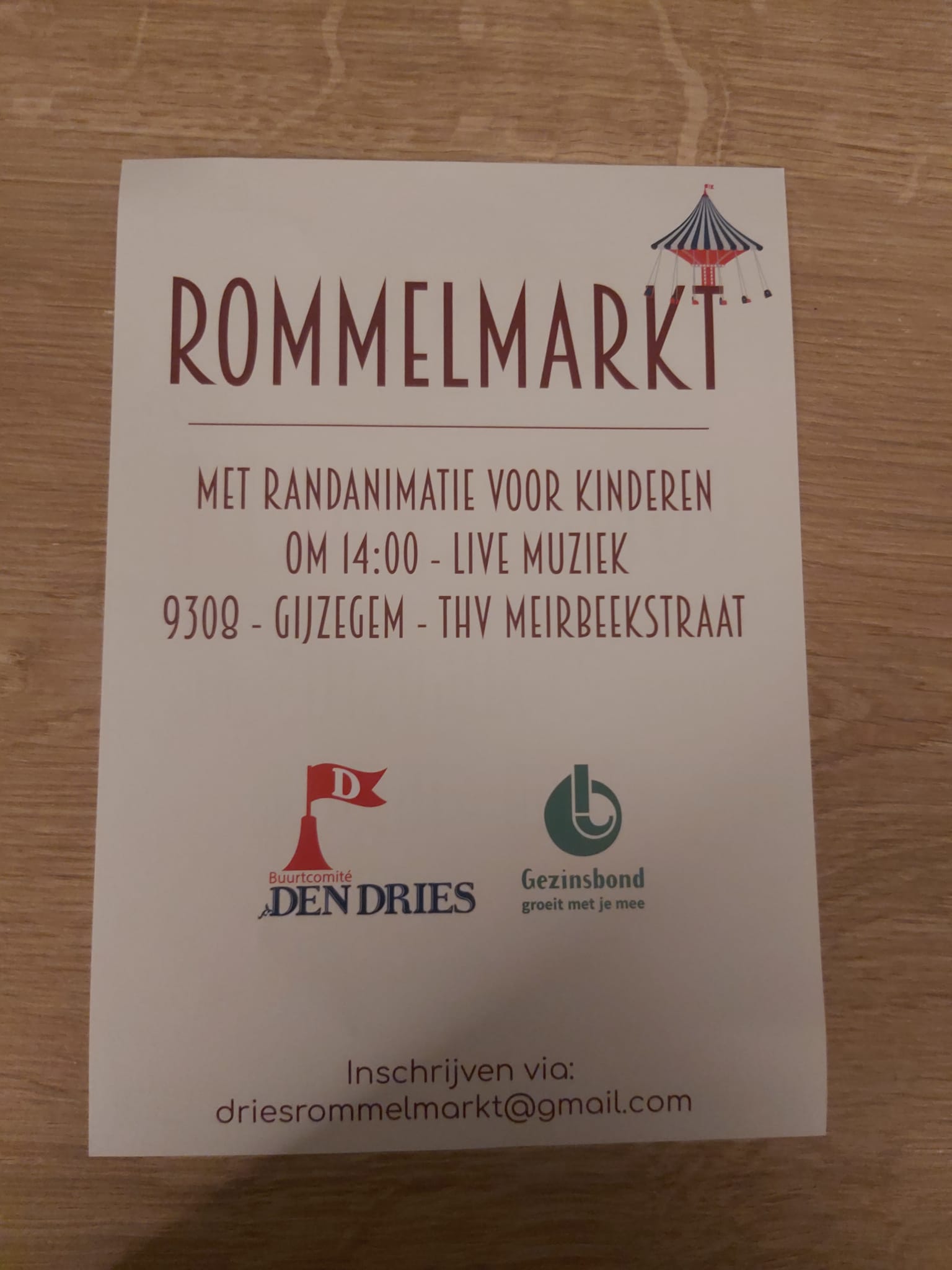 Rommelmarkt Dries Gijzegem
