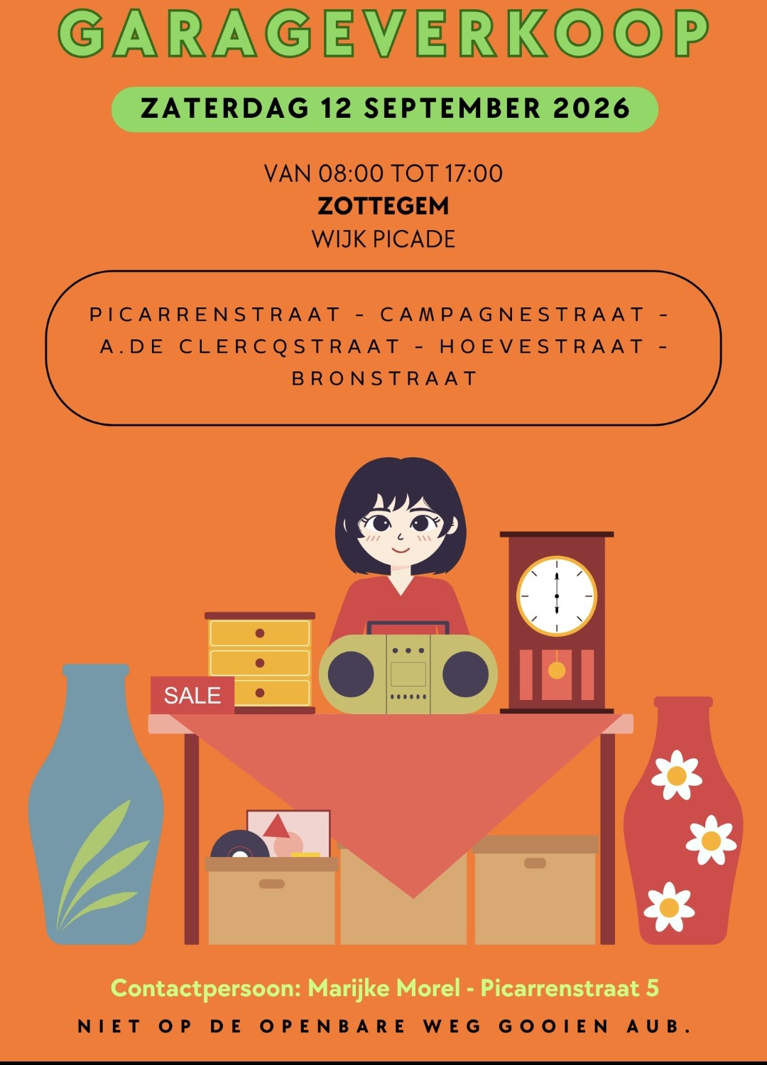 Garageverkoop Zottegem