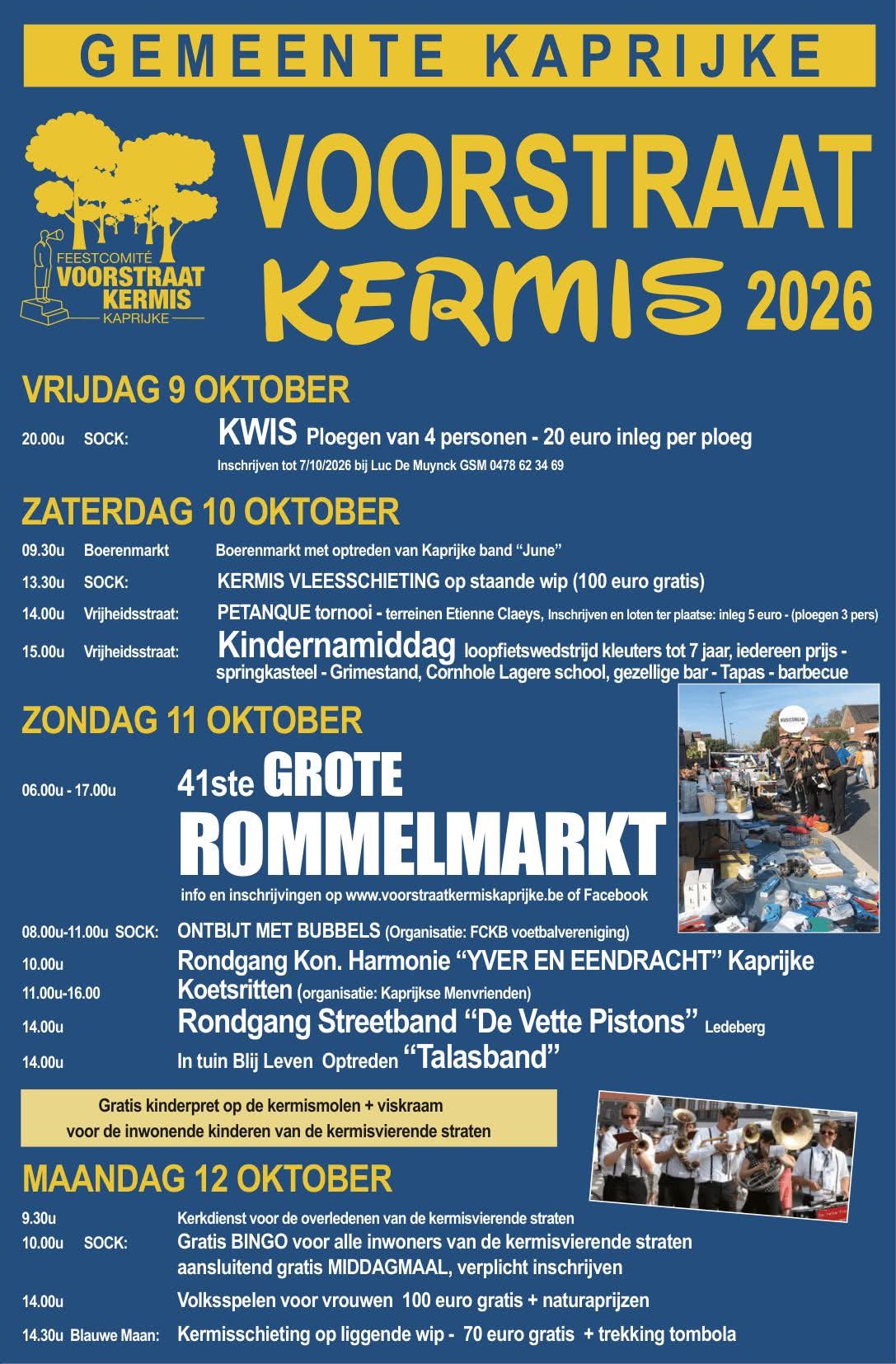 41ste Grote Rommelmarkt Voorstraat Kermis