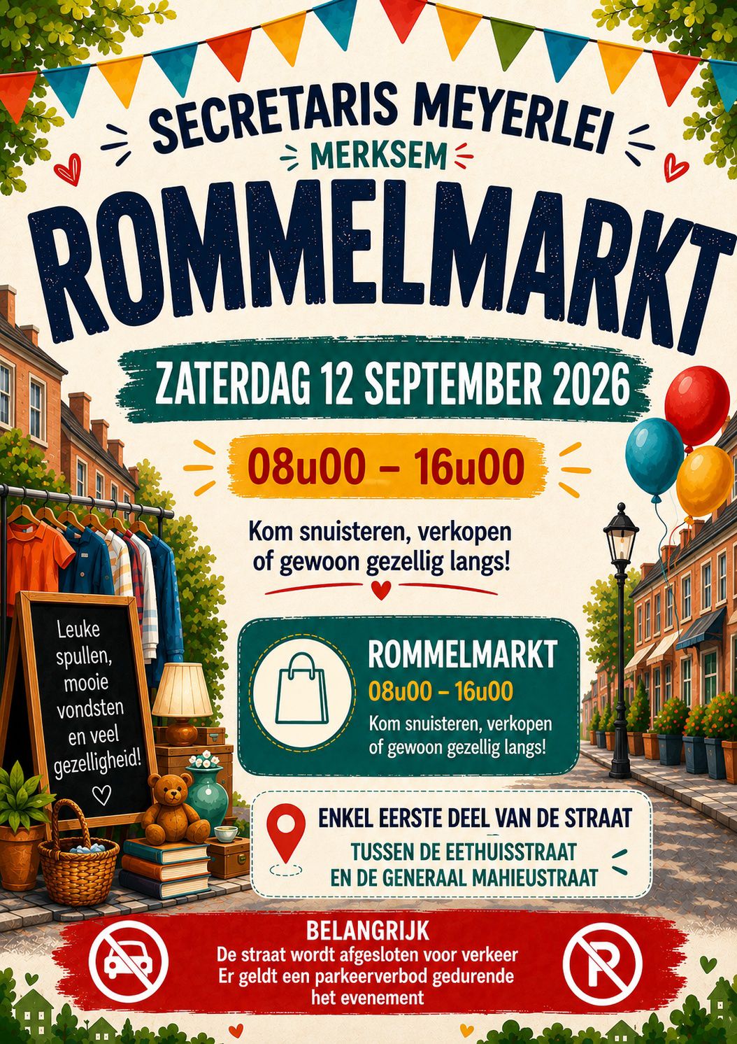 Secretaris Meyerlei Rommelmarkt